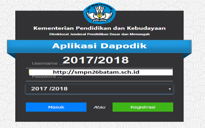 Rilis Aplikasi Dapodik Versi 2018 Tahun Pelajaran 2017/2018